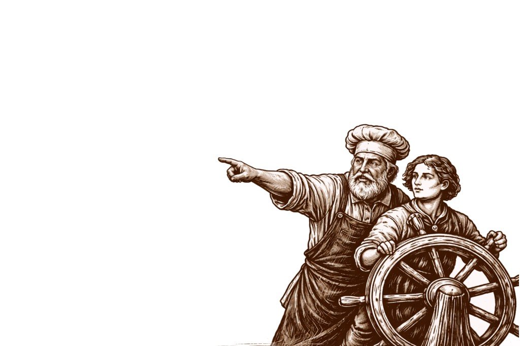 Illustration: SAP in-house expertise and system continuity across generations.